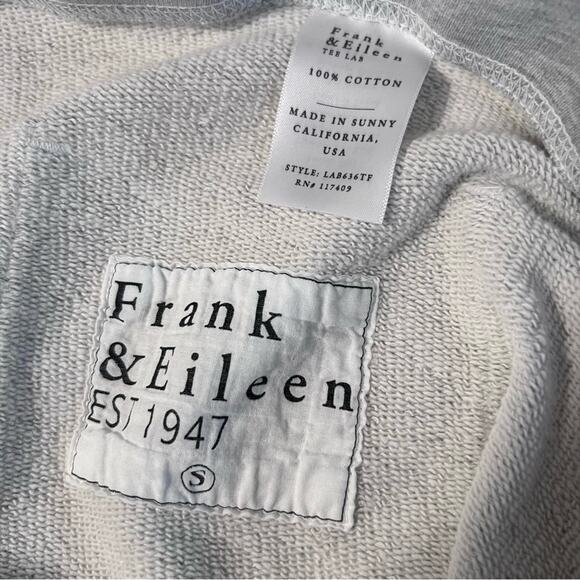 Frank & Eileen  Eamon Gray Melange Joggers Sweatpants  Sz S - Picture 7 of 8